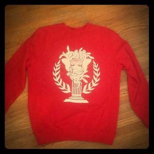 Crooks & Castles red crew neck sweatshirt